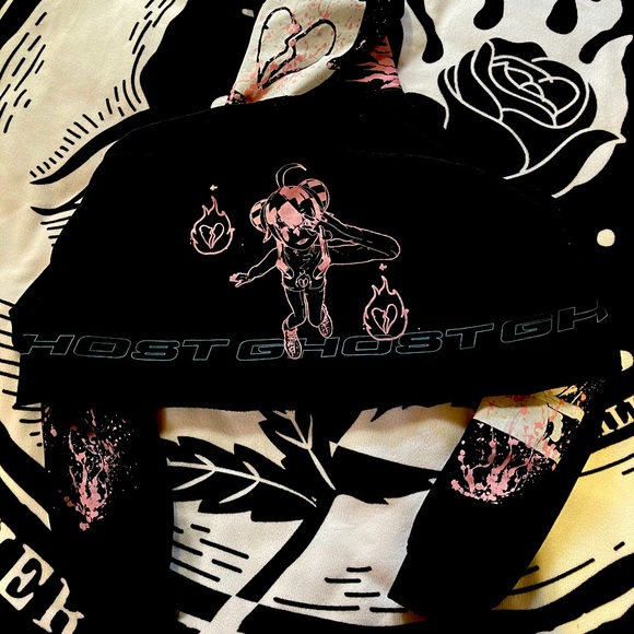 Ghost Supply Tops - RARE Ghost Supply Yameii Online hoodie e-girl